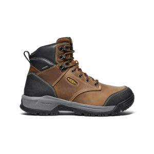 Men's Evanston 6 Waterproof Boot (Soft Toe)  |  Bison/Black